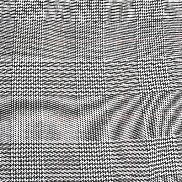 Stradivarius | Women | Stradivarius Glen Plaid Tab Sleeve Open Front Blazer | XS - Picture 10 of 13